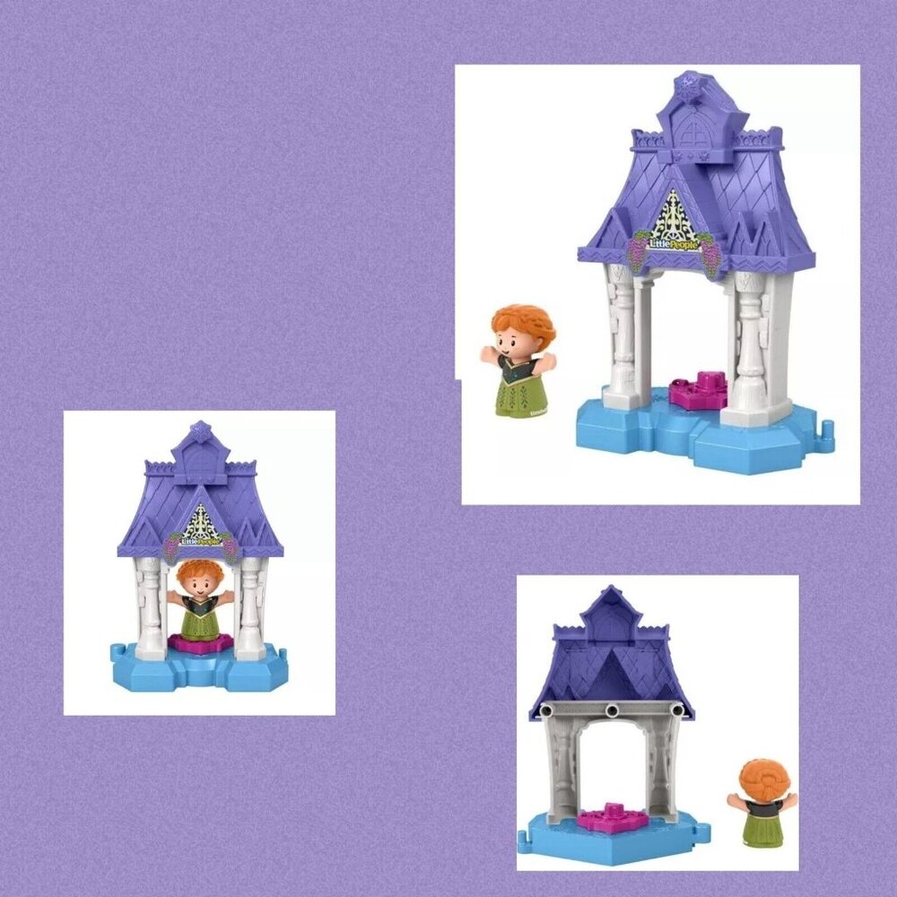 Fisher Price Little People Disney Frozen Anna in Arendelle Portable Playset - Picture 14 of 14